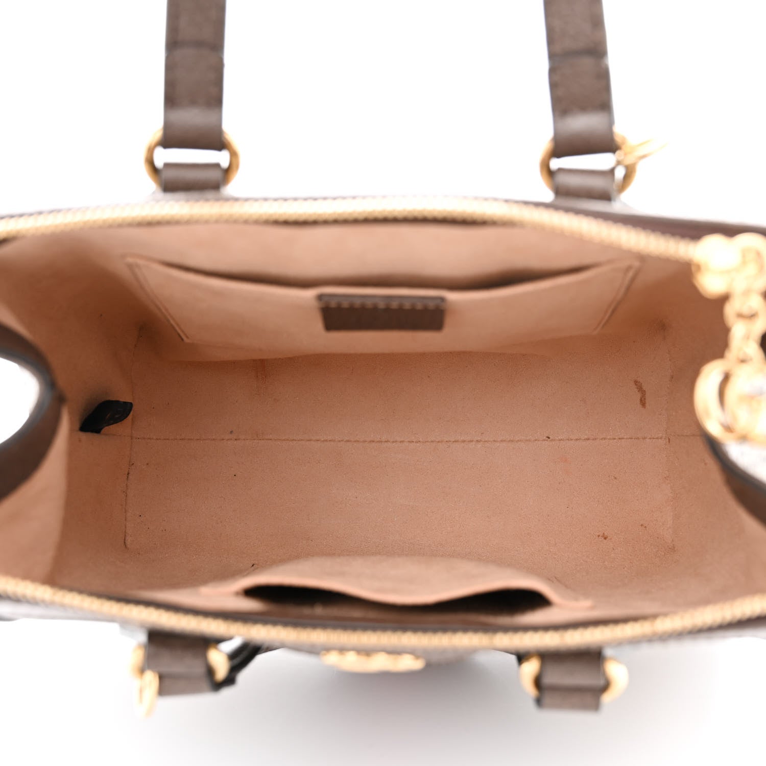 Gucci GG Supreme Monogram Small Ophidia Tote Bag Brown 5 of 10