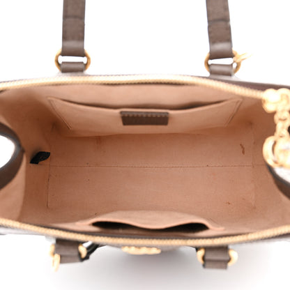 Gucci GG Supreme Monogram Small Ophidia Tote Bag Brown 5 of 10