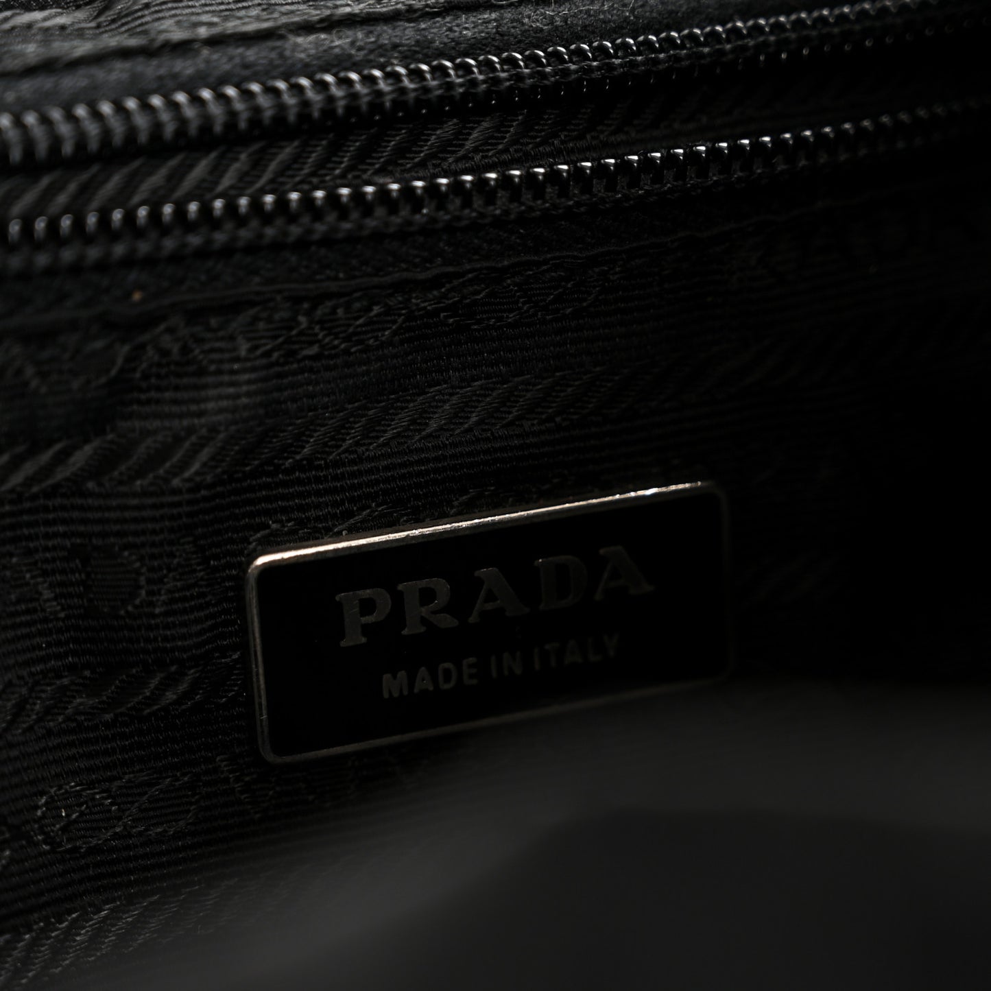 Nylon Vela Single Buckle Backpack  Black