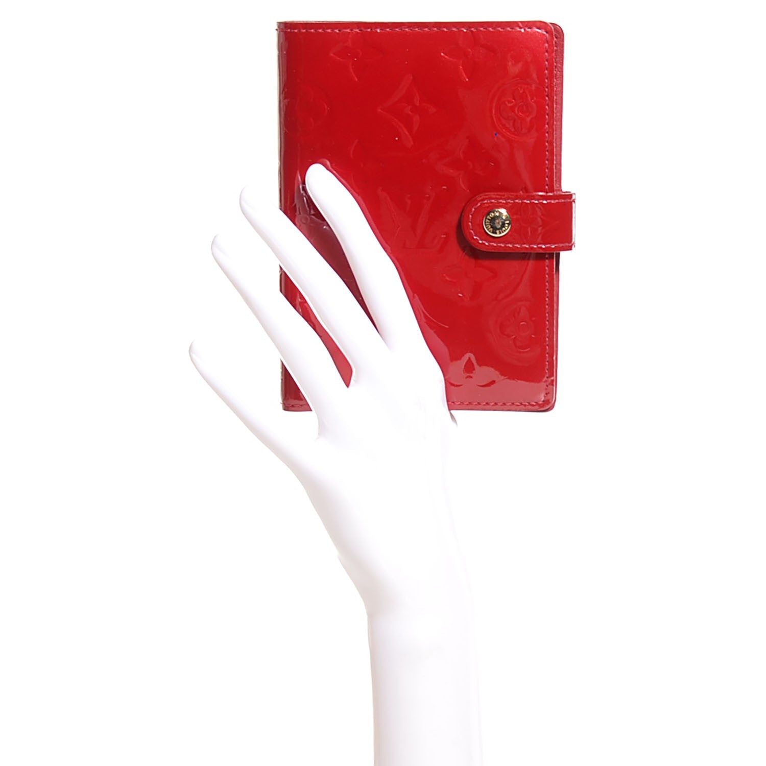 Louis Vuitton Vernis Small Ring Agenda Cover Pomme D'Amour 2 of 7