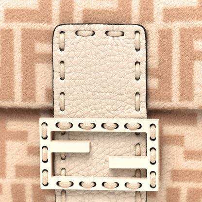 Fendi Wool Cuoio Romano Selleria FF 1974 Baguette 1997 Beige Cammello Camelia 8 of 12