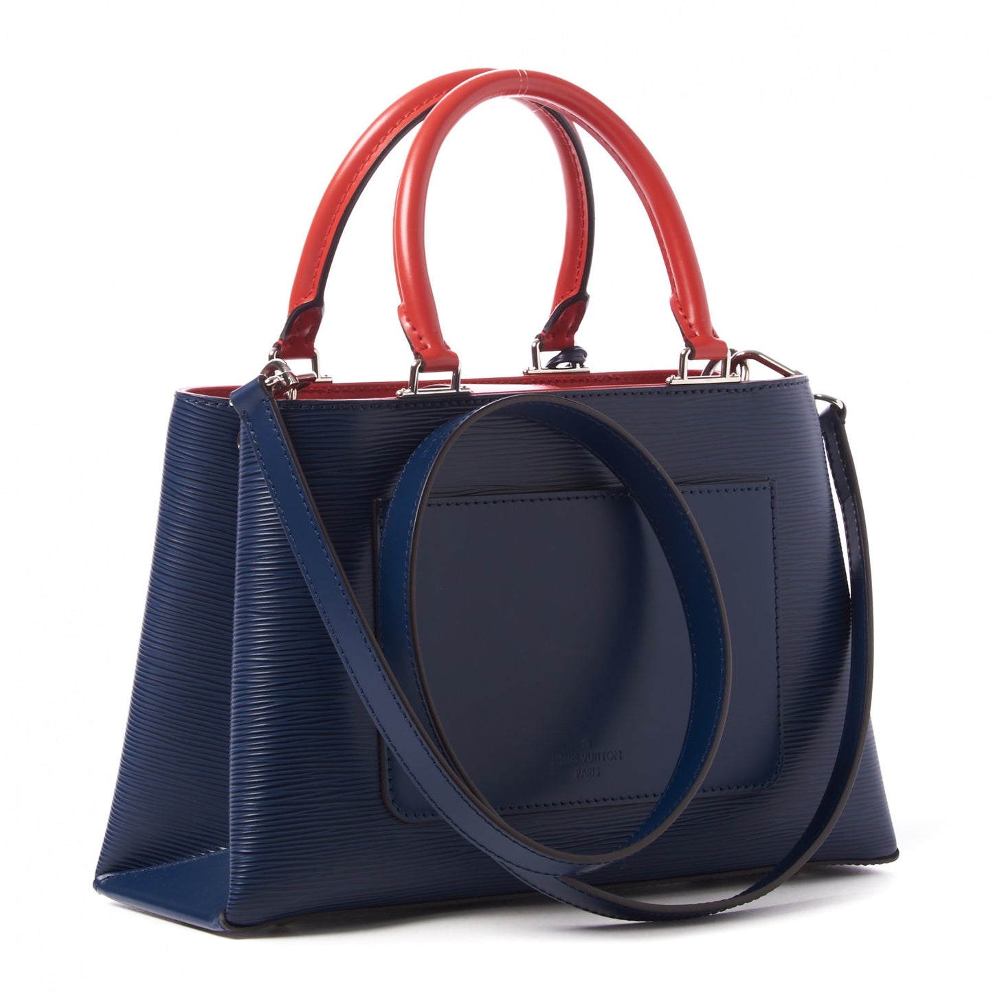 Epi Kleber PM Indigo Coquelicot