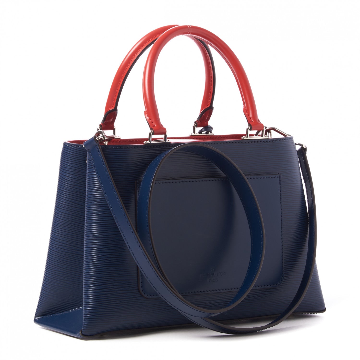 Louis Vuitton Epi Kleber PM Indigo Coquelicot 2 of 9