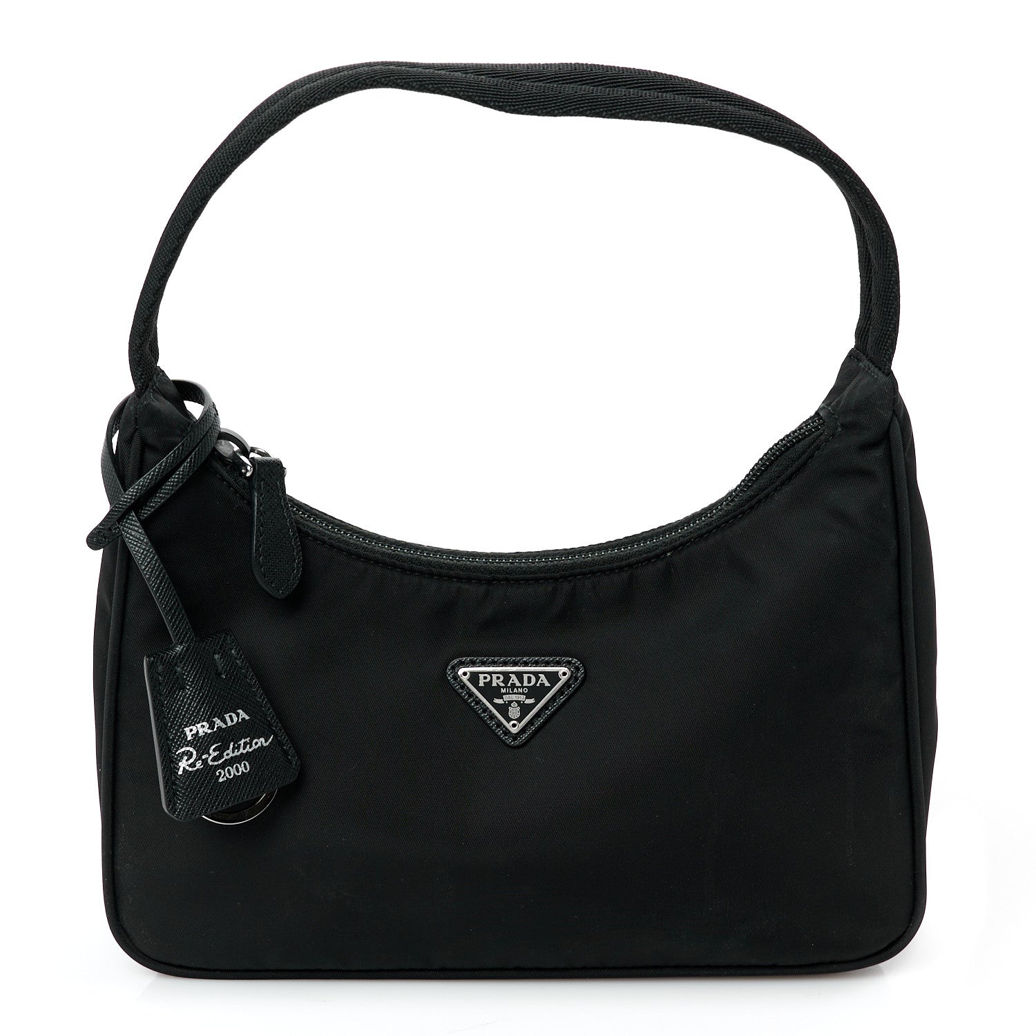 Prada Tessuto Nylon Mini Re-Edition 2000 Bag Black 1 of 9