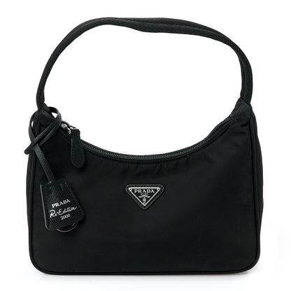 Prada Tessuto Nylon Mini Re-Edition 2000 Bag Black 1 of 9