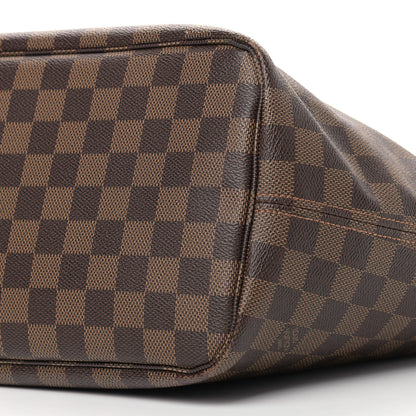 Louis Vuitton Damier Ebene Neo Neverfull MM Rose Ballerine 9 of 9