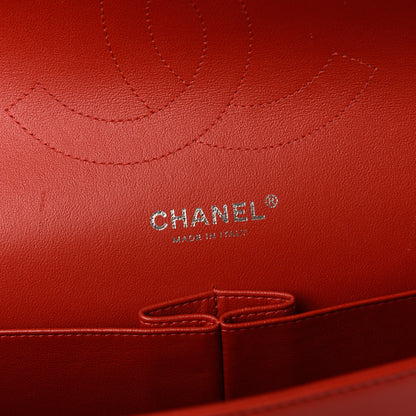 Chanel Lambskin Quilted Jumbo Double Flap Red 8 of 10