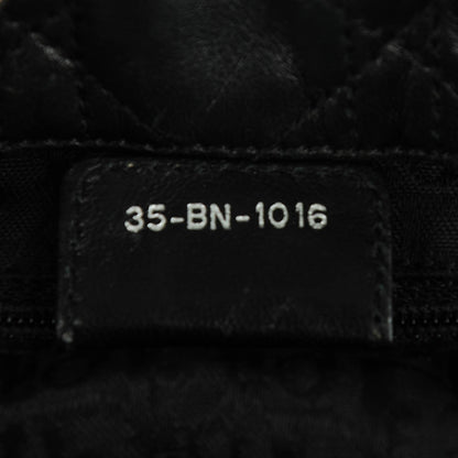 Christian Dior Lambskin Cannage Small Soft Lady Dior Tote Black 7 of 8