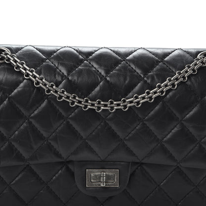 Chanel Aged Calfskin Quilted 2.55 Reissue 226 Flap Black 9 of 10