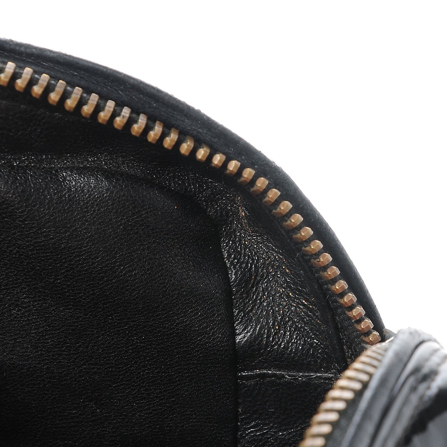 Patent Quilted Tassel Camera Case Black