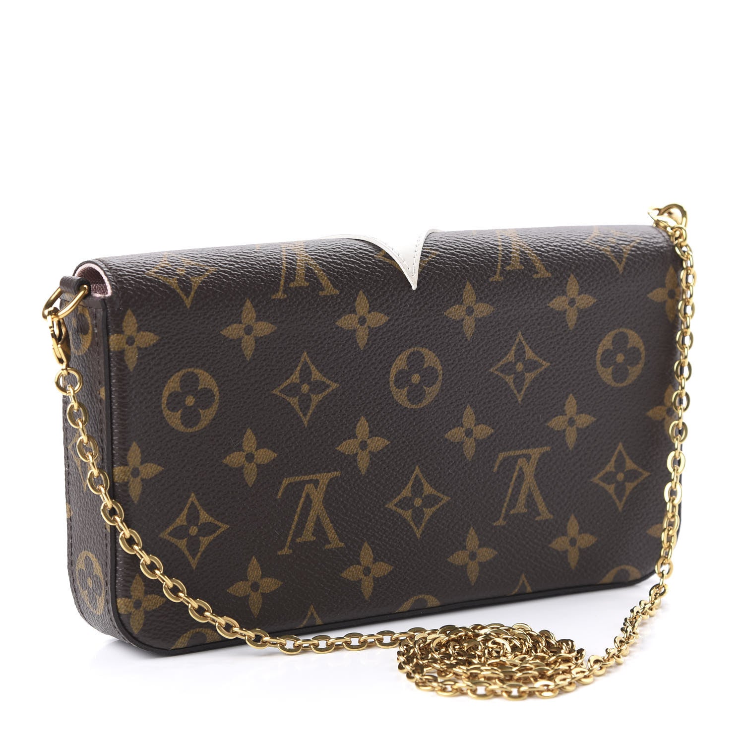 Louis Vuitton Monogram Lovely Birds Pochette Felicie Chain Wallet 3 of 9