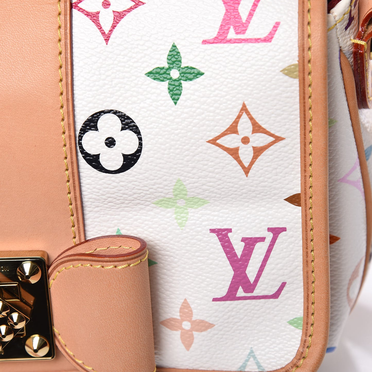 Monogram Multicolor Patti White
