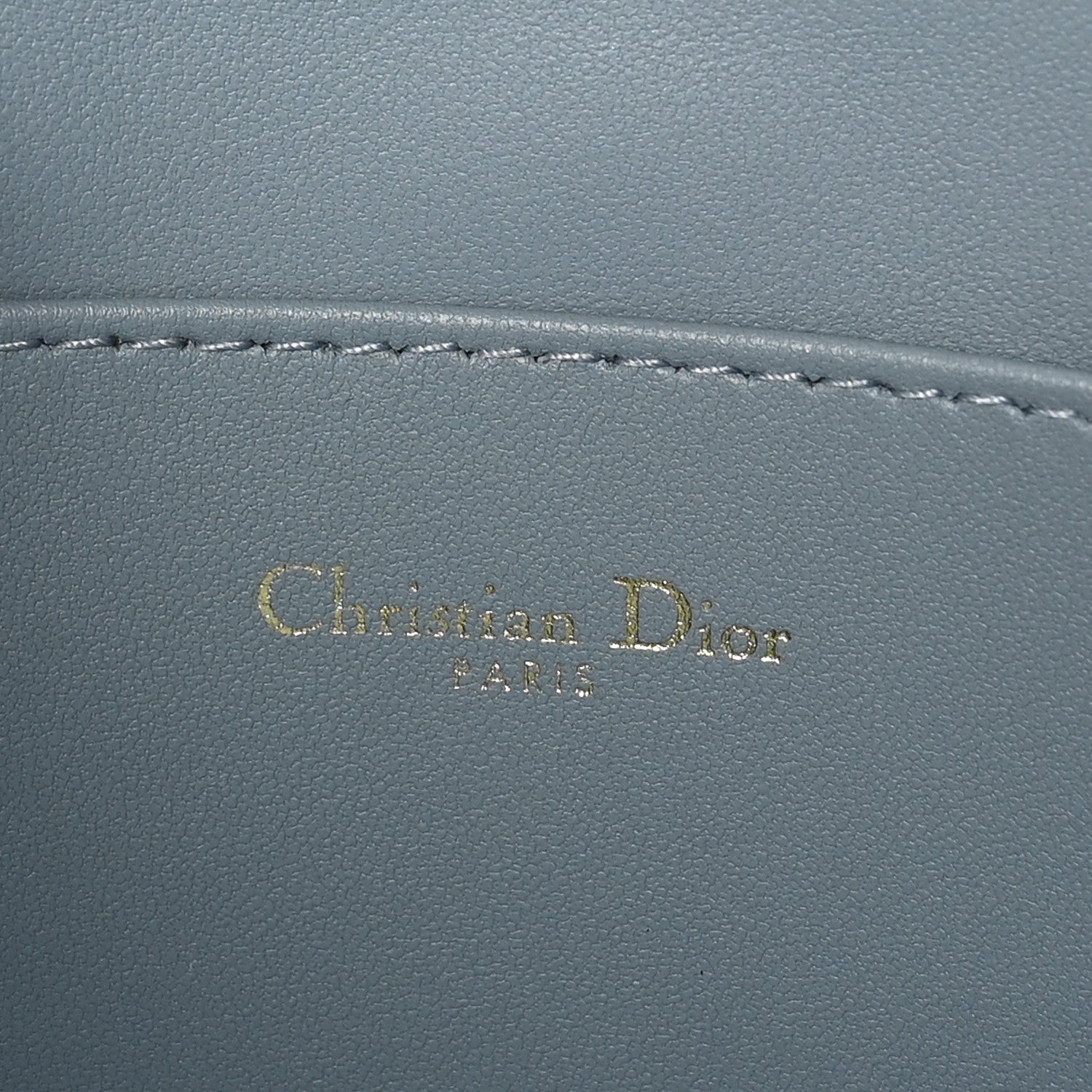 Christian Dior Supple Calfskin Cannage Large Caro Daily Pouch Cloud Blue 6 of 8