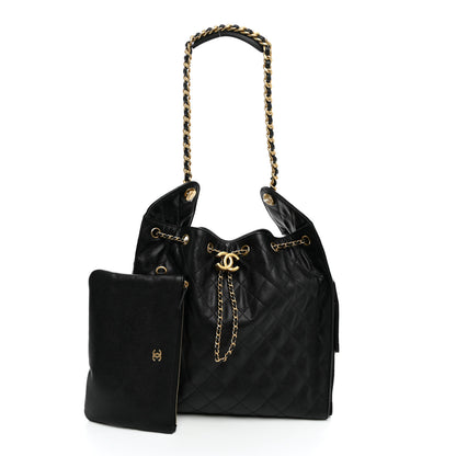 Chanel Caviar Quilted Medium Chanel 25 Handbag Black 3 of 12