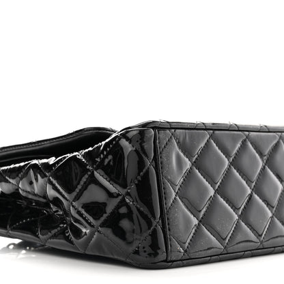 Chanel Patent Quilted Maxi Double Flap Black 9 of 10