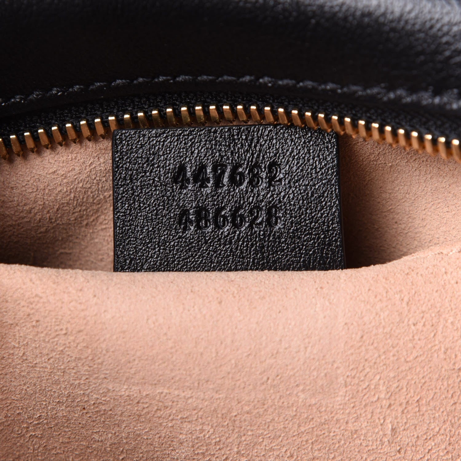 Gucci Monogram Matelasse Diagonal Small GG Marmont Chain Shoulder Bag Beige Black 7 of 11