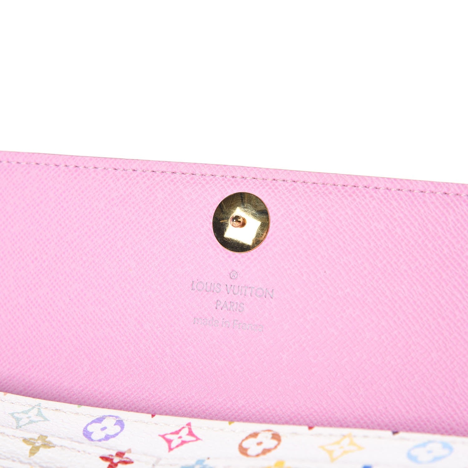 Louis Vuitton Monogram Multicolor Sarah Wallet Black 6 of 8