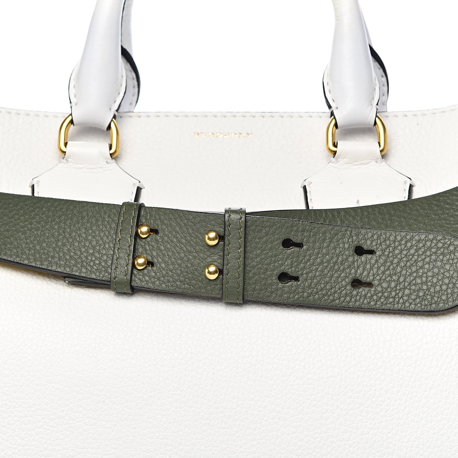 Burberry Soft Grain Calfskin Medium Belt Bag Chalk White 16 of 16