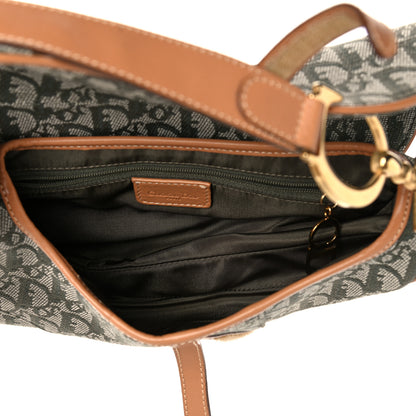Christian Dior Monogram Saddle Bag Green 5 of 11