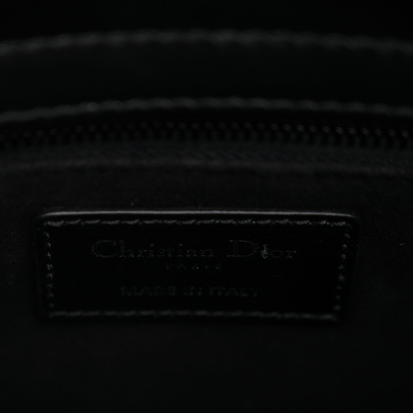 Matte Patent Cannage Small Lady Dior Black