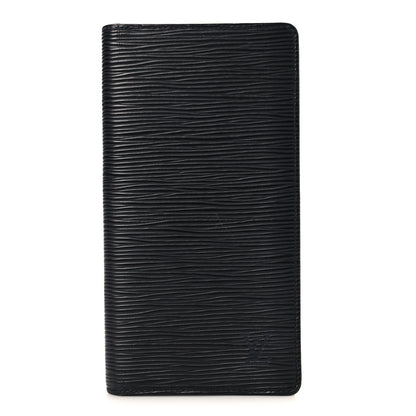 Louis Vuitton Epi Brazza Wallet Black 1 of 6
