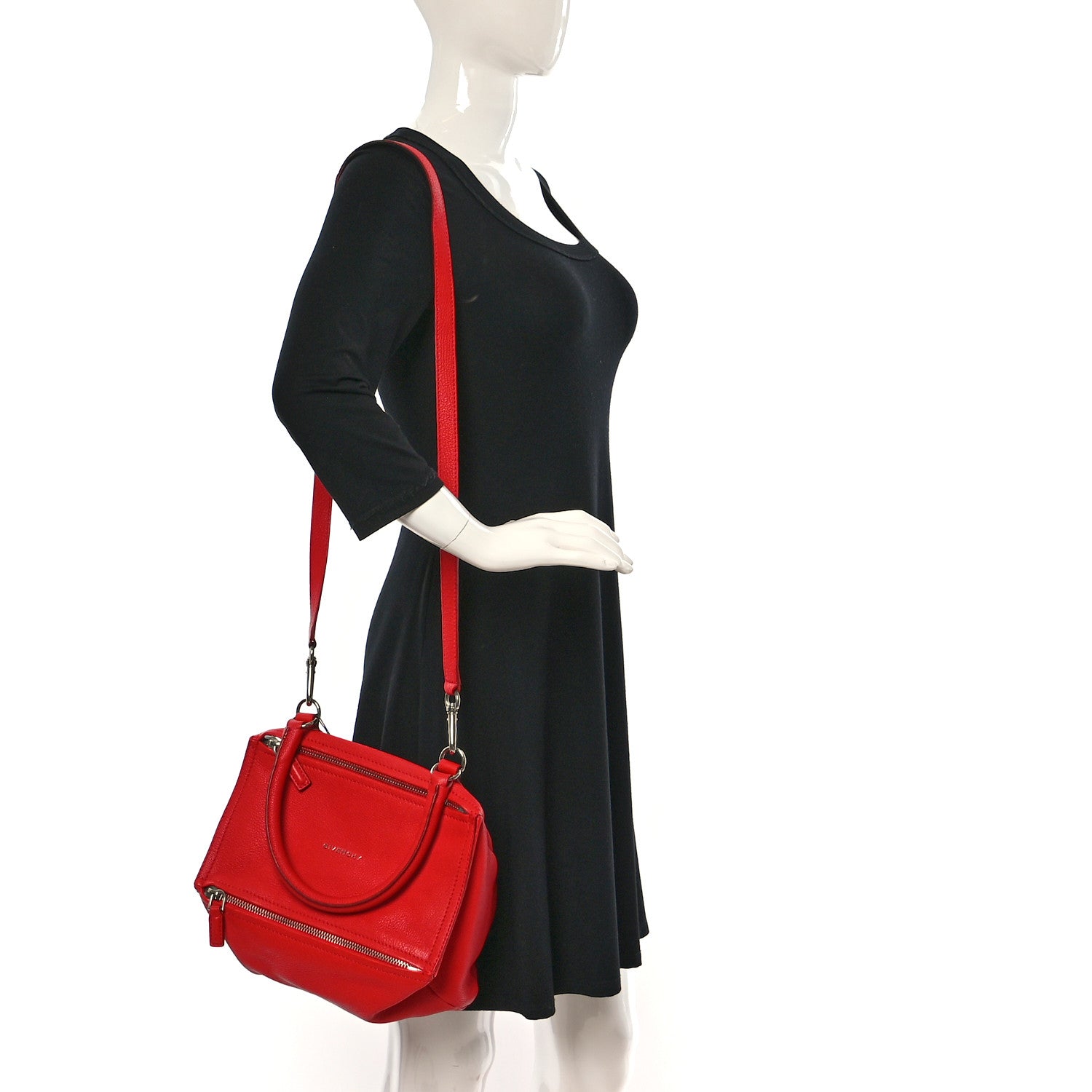 Givenchy Sugar Goatskin Medium Pandora Red 2 of 12
