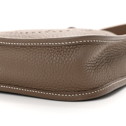 Hermes Taurillon Clemence Evelyne TPM Etoupe 10 of 12