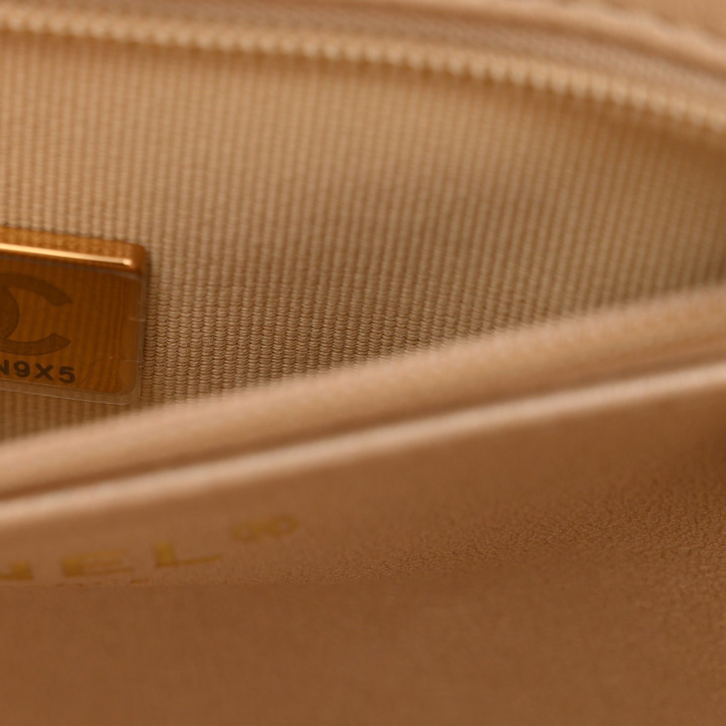 Mirror Calfskin Metallic Calfskin Quilted Nano Kelly Shopper Gold