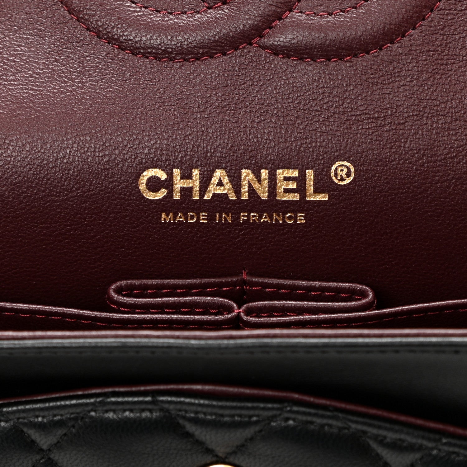 Chanel Lambskin Quilted Medium Double Flap Black 6 of 10