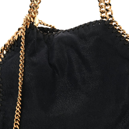Stella McCartney Shaggy Deer Mini Falabella Fold Over Tote Navy 8 of 10
