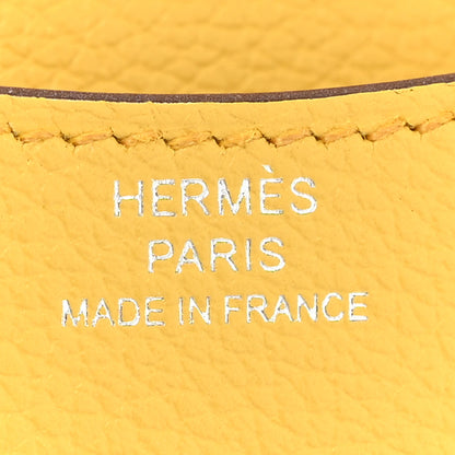 Hermes Evercolor Bi-Color Constance Slim Wallet Sun Blue Jean 8 of 12