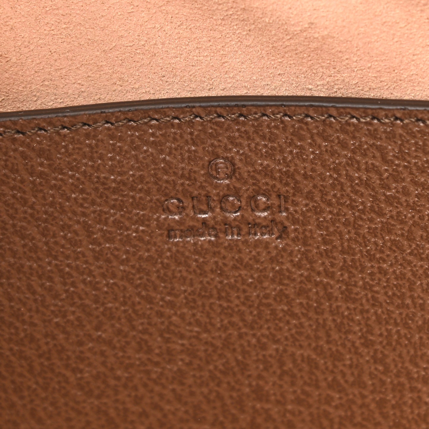 GG Supreme Monogram Small Ophidia Tote Bag Brown