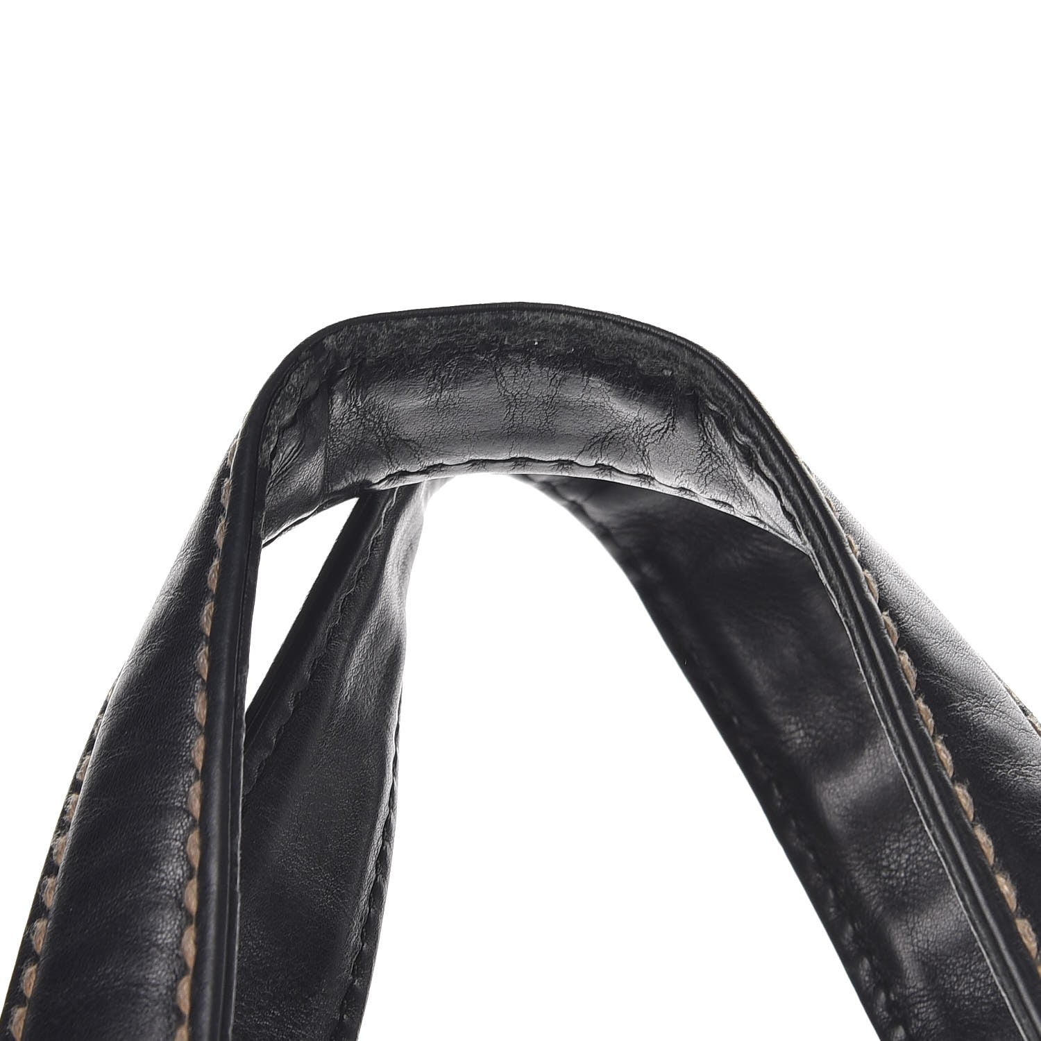 Chanel Calfskin Contrast Stitch Surpique Bowler Black 8 of 14