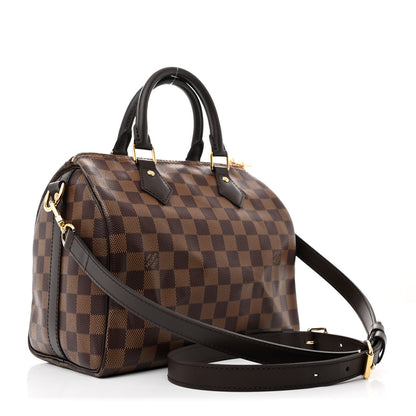 Louis Vuitton Damier Ebene Speedy Bandouliere 25 3 of 10