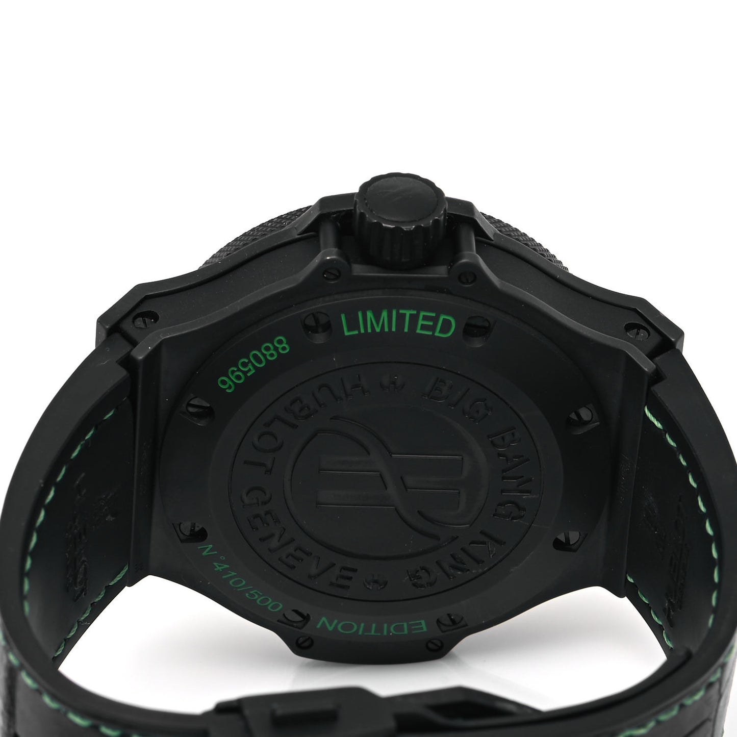 Ceramic Alligator 48mm Big Bang King All Black Green Automatic Watch Black 322.CI.1190.GR.ABG11