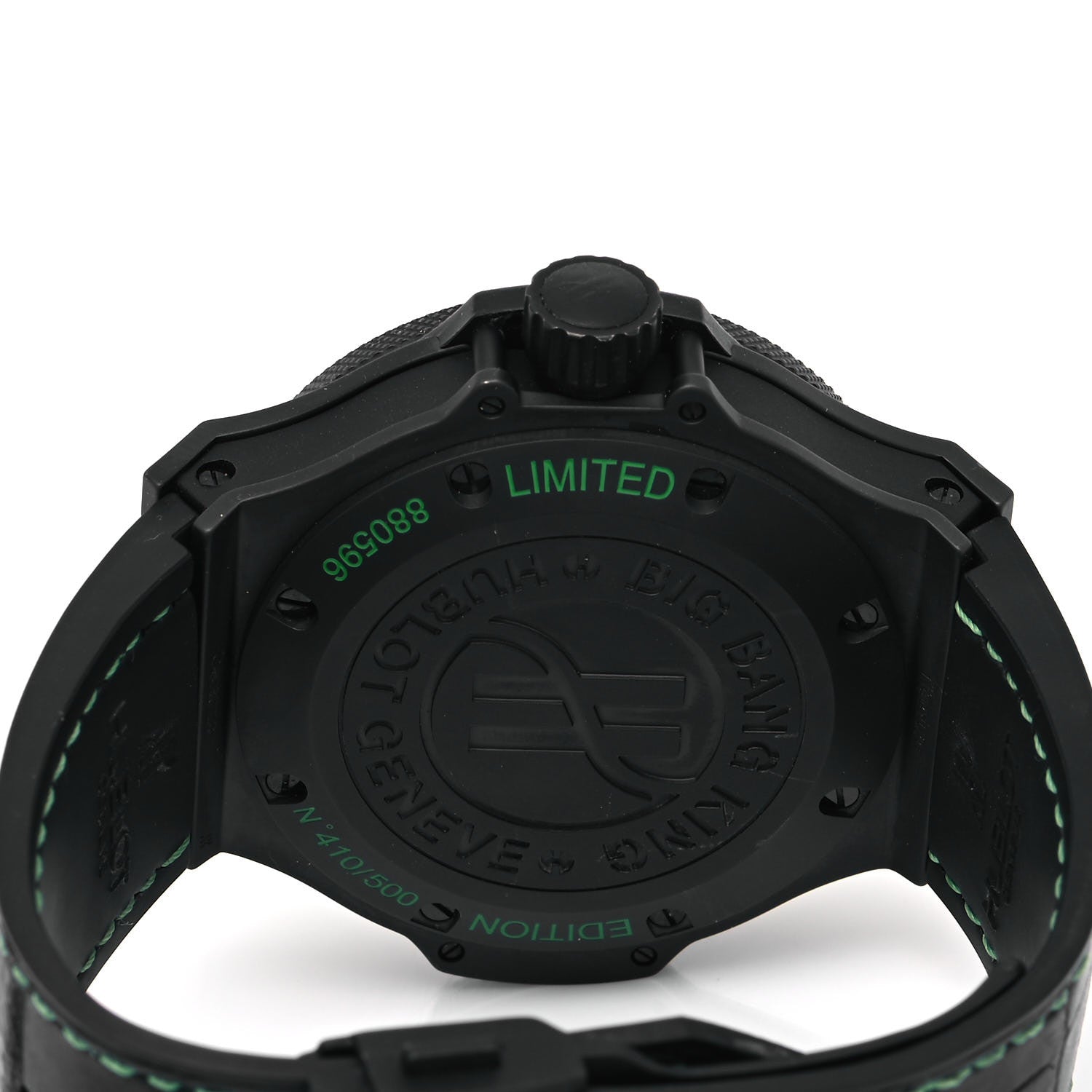Hublot Ceramic Alligator 48mm Big Bang King All Black Green Automatic Watch Black 322.CI.1190.GR.ABG11 4 of 5