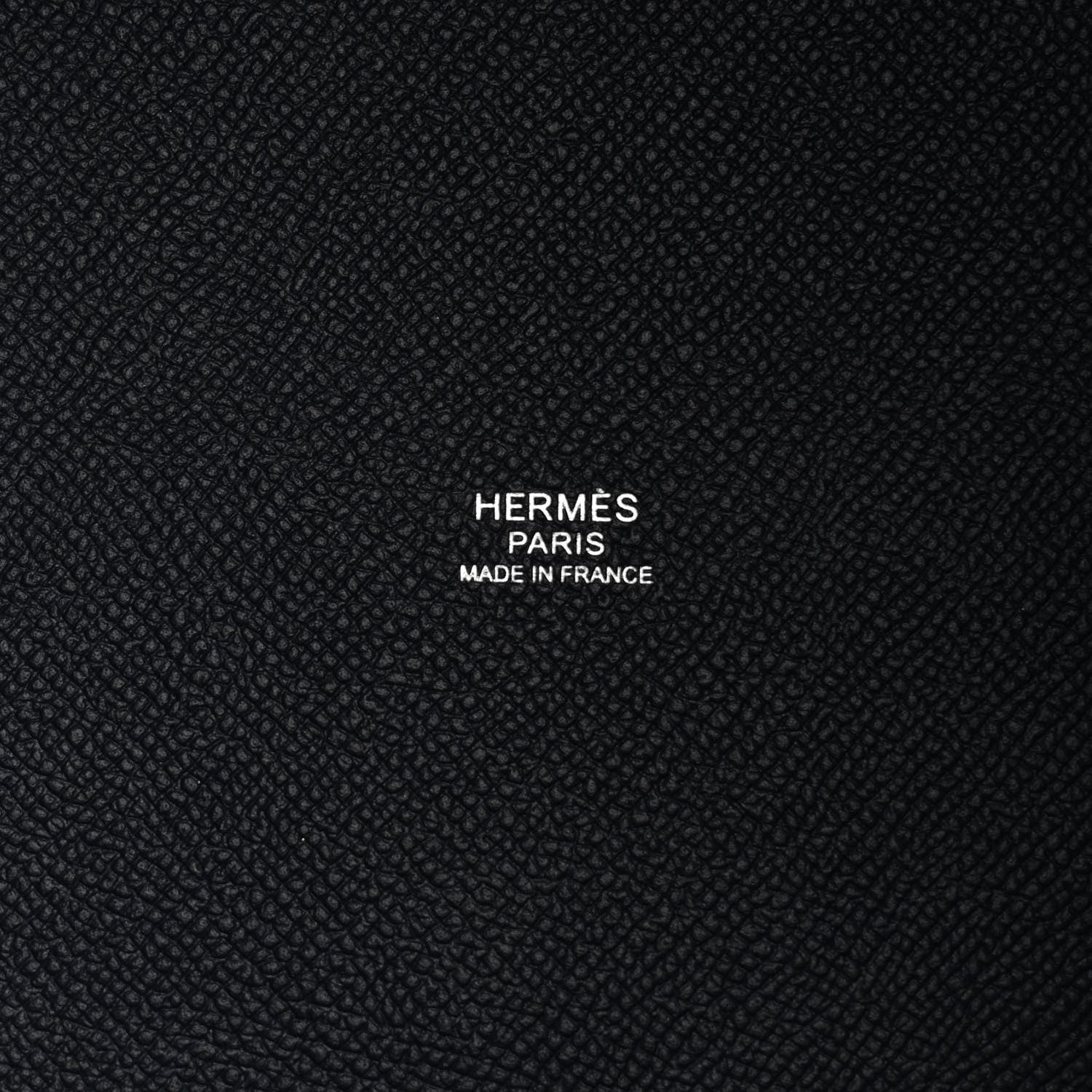 Hermes Epsom Tressage De Cuir Picotin Lock 22 MM Bleu Indigo Black Terre Battue 6 of 10