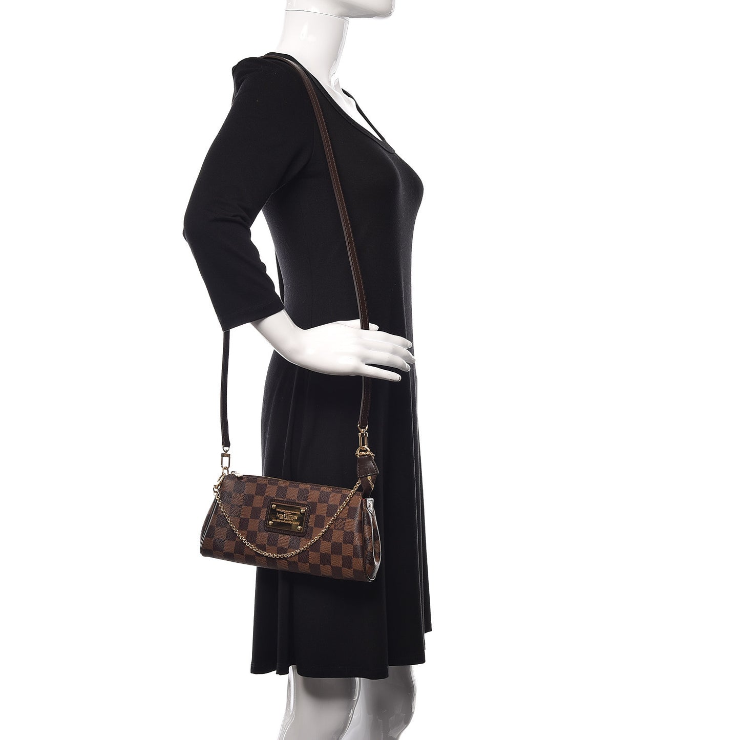 Damier Ebene Eva Clutch