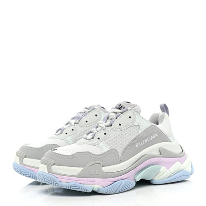 Balenciaga Fabric Mesh Womens Triple S Sneakers 37 Pastel 3 of 7