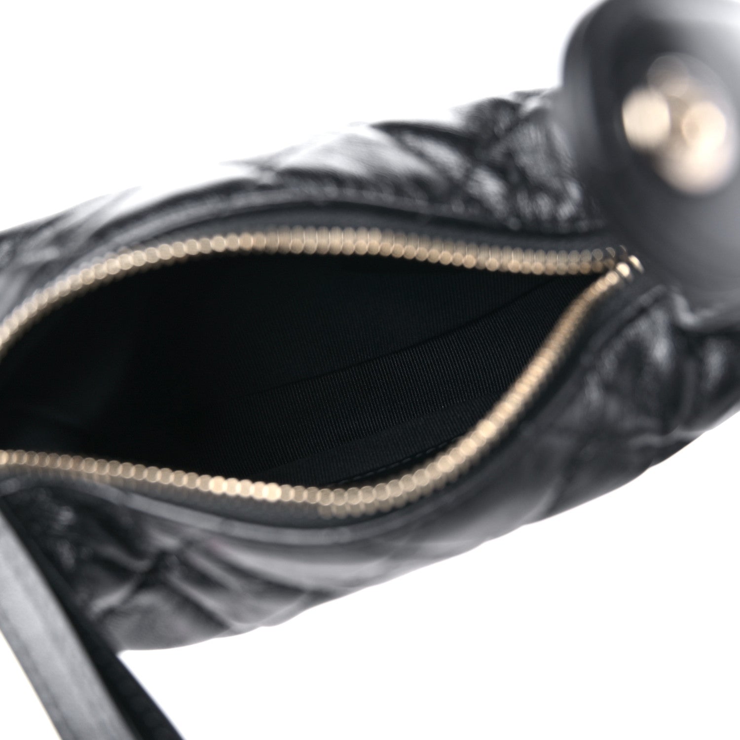 Chanel Quilted Chain Around Pouch Black 5 of 10