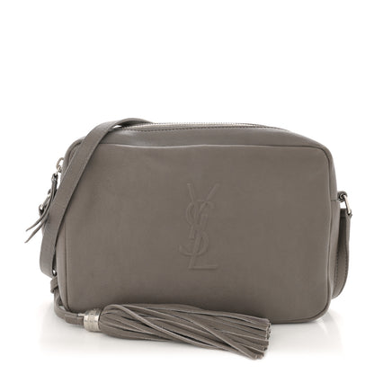 Saint Laurent Lambskin Monogram Small Lou Camera Bag Asphalt 1 of 14