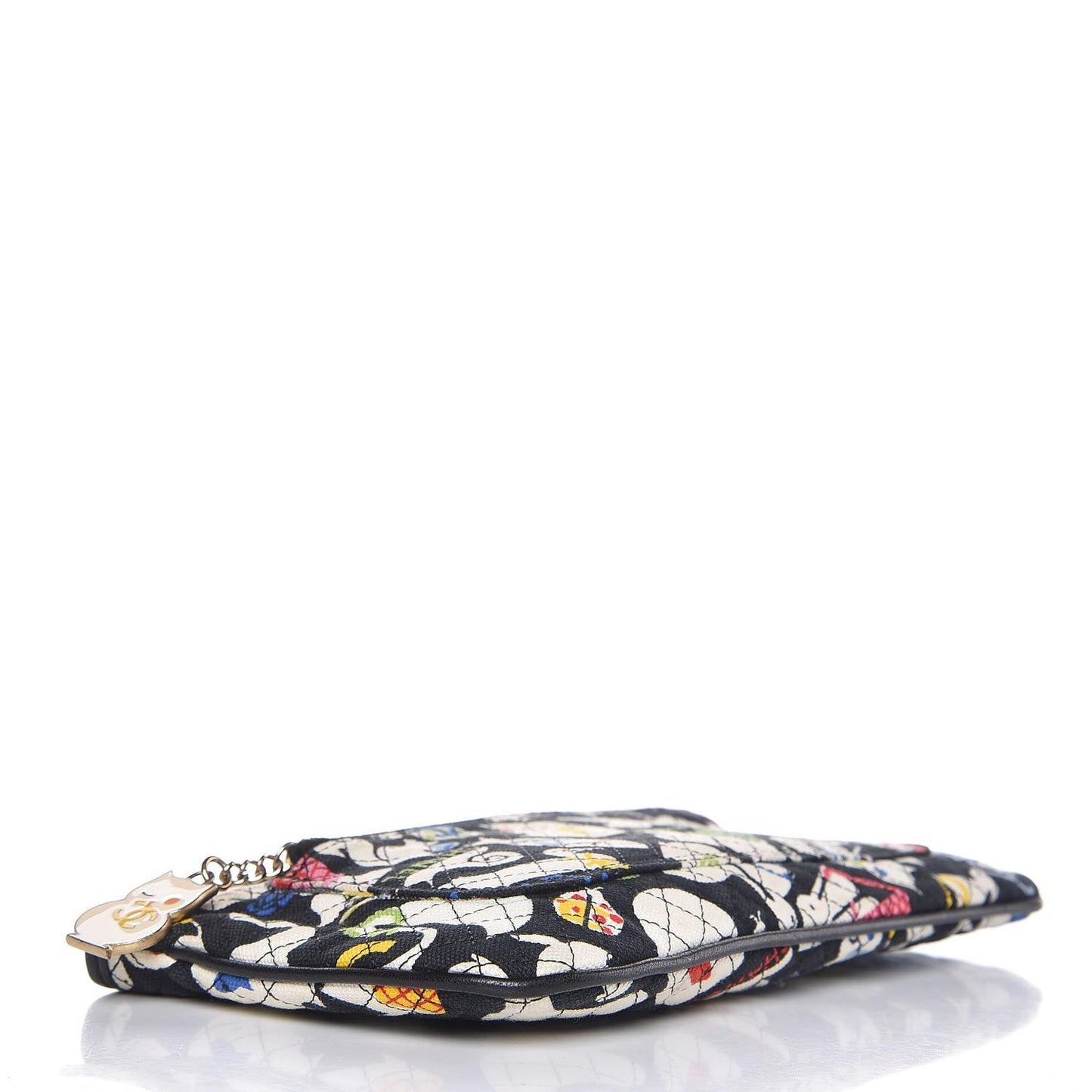Canvas Animal Printed Cosmetic Pouch Multicolor