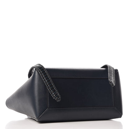 Celine Smooth Calfskin Micro Bi-Color Braided Belt Bag Dark Sea 4 of 9