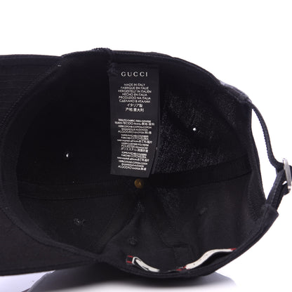Gucci X MLB Cotton NY Yankees Baseball Hat 57-61 Black 6 of 9