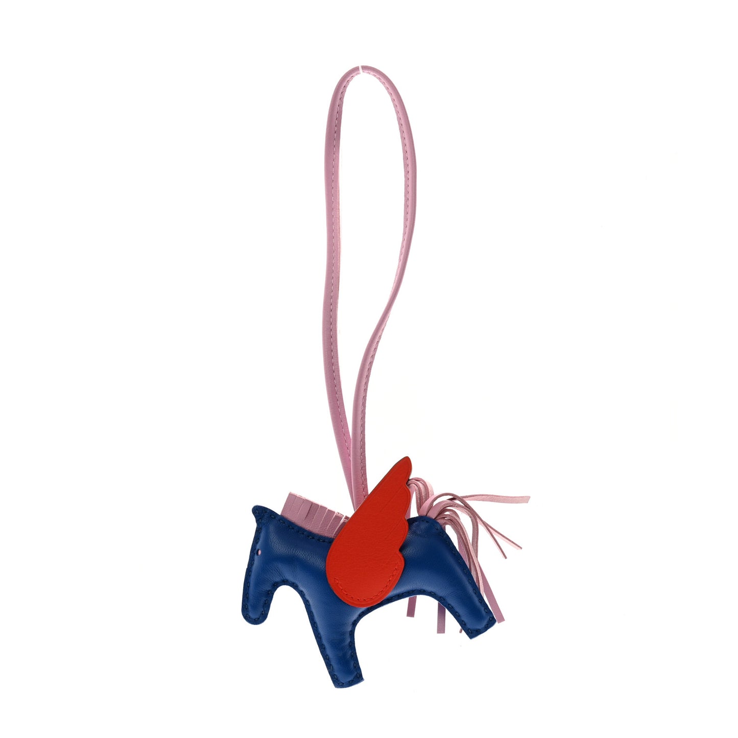 Milo Lambskin Grigri Rodeo Pegase Horse Bag Charm PM Bleu France Mauve Sylvestre Capucine