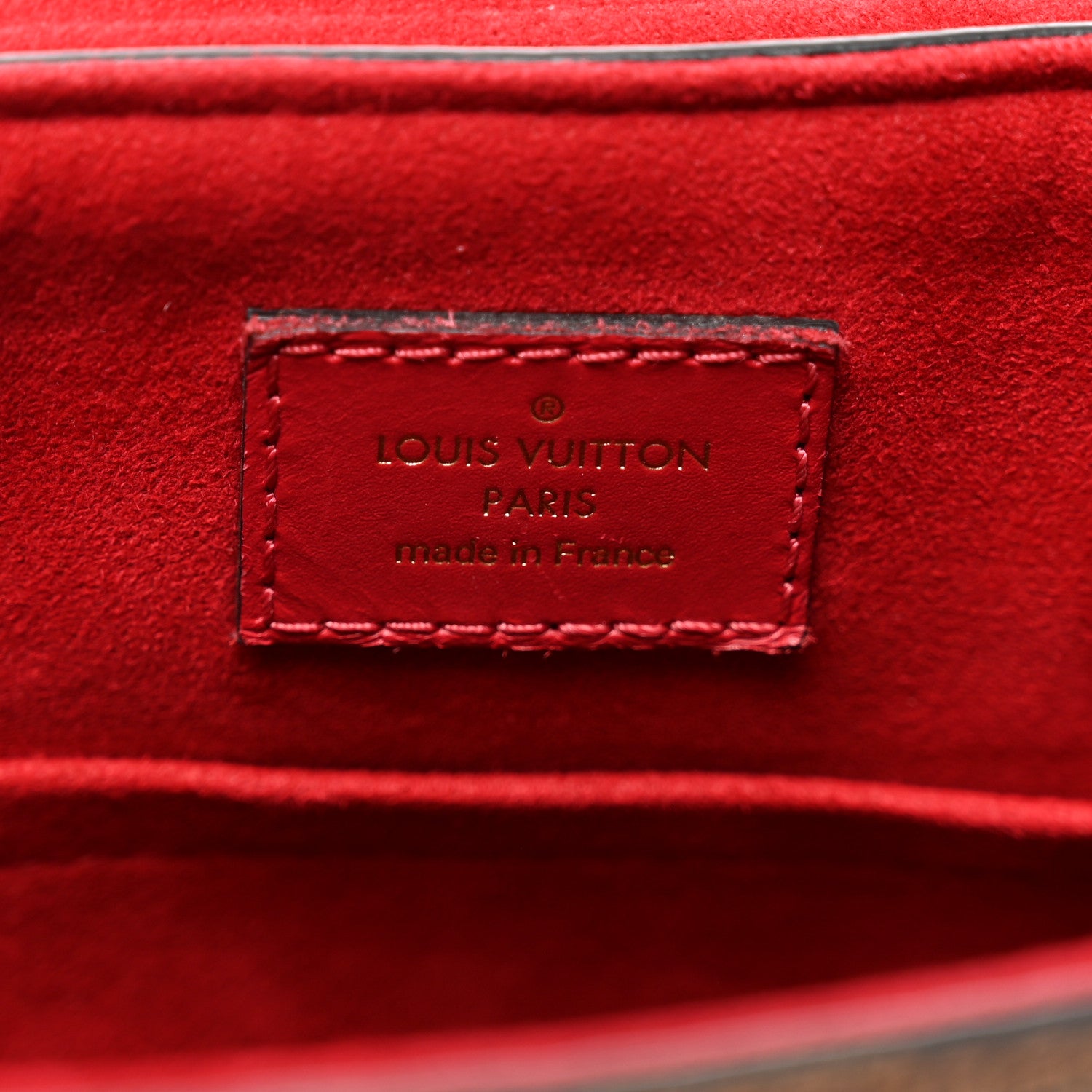 Louis Vuitton Damier Ebene Beaubourg MM Scarlet 6 of 10