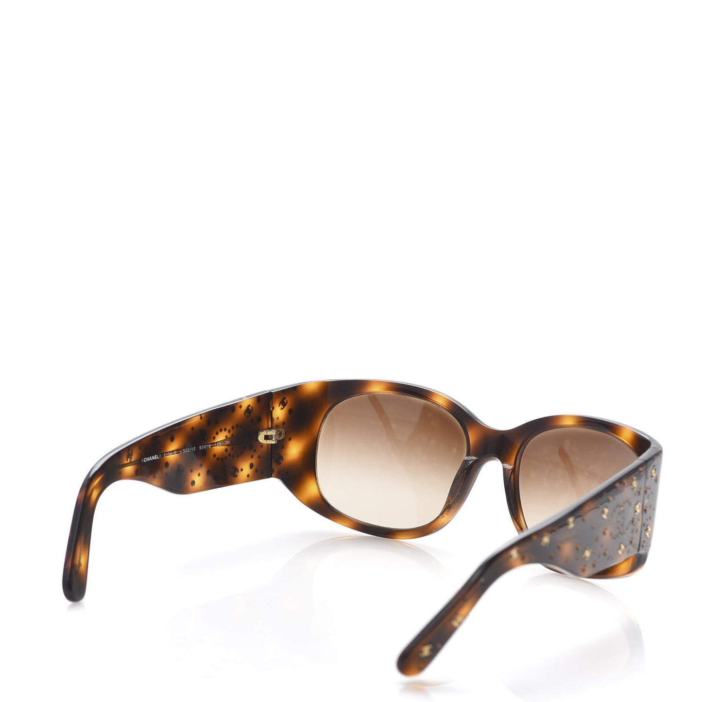 Acetate Swarovski Crystal CC Sunglasses 5134-B Tortoise