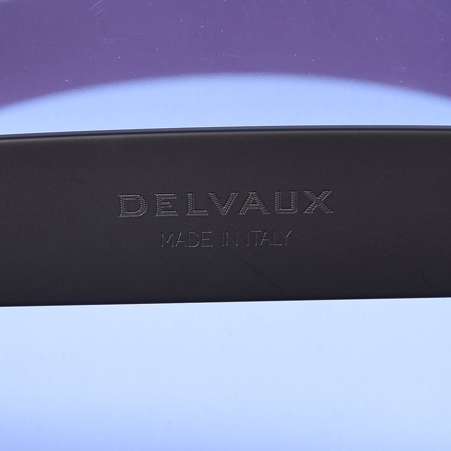Delvaux PVC Tempete Dark Night Satchel Blue De Prusse 7 of 7