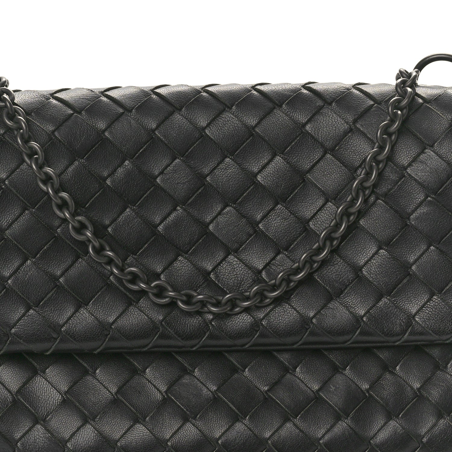 Bottega Veneta Nappa Intrecciato Small Chain Crossbody Black 9 of 11