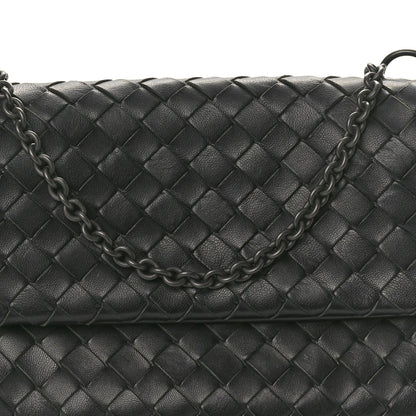 Bottega Veneta Nappa Intrecciato Small Chain Crossbody Black 9 of 11